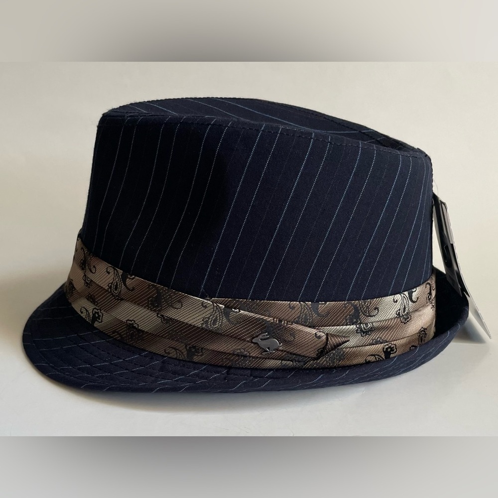 Peter Grimm pinstripe Fedora Hat Men’s Size S/M